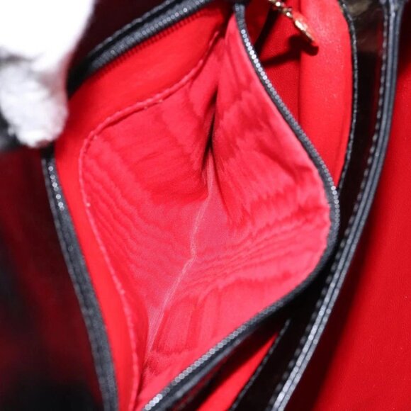 GUCCI Hand Bag Leather Black Gold - Picture 13 of 15